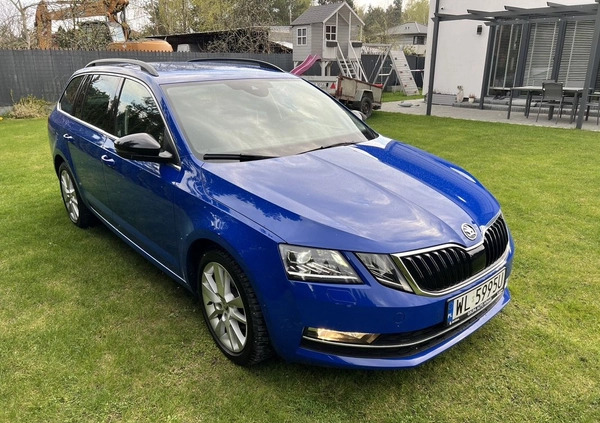 Skoda Octavia cena 75999 przebieg: 55000, rok produkcji 2019 z Warszawa małe 154